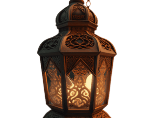 —Pngtree—ramadan lantern golden lamp with_9027251