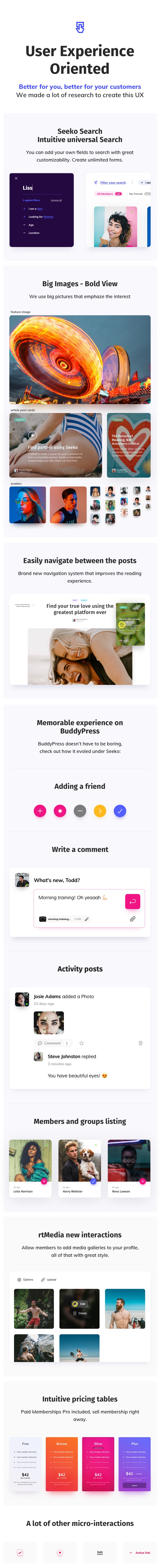 Seeko - Community Site Builder with BuddyPress SuperPowers - 11